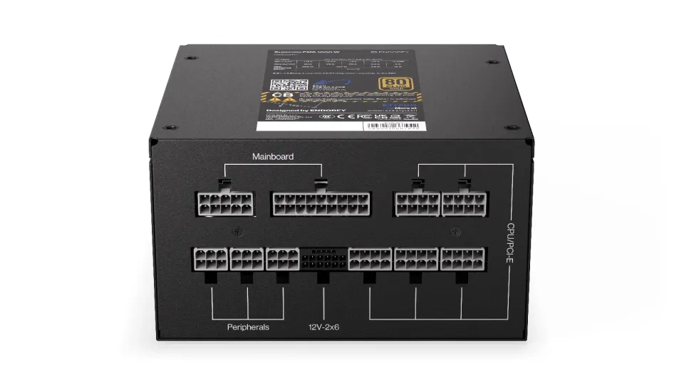 Endorfy Supremo FM6 Gold Zdroj, ATX, 1000W, aktivní PFC, 120mm ventilátor, odpoj