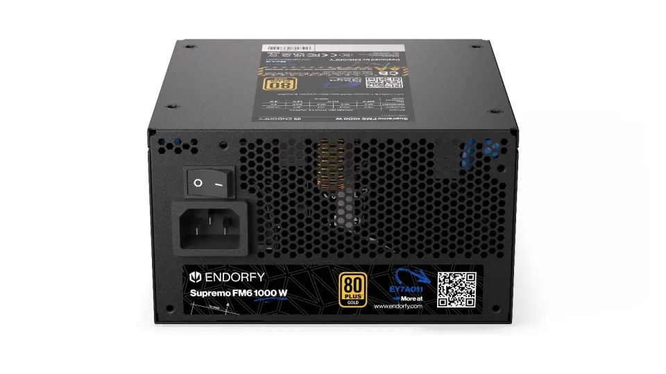 Endorfy Supremo FM6 Gold Zdroj, ATX, 1000W, aktivní PFC, 120mm ventilátor, odpoj