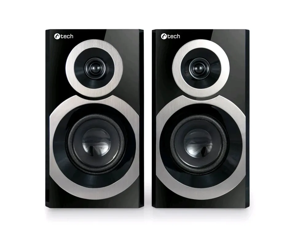 C-TECH repro SPK-310WD, 2.0, dřevěné