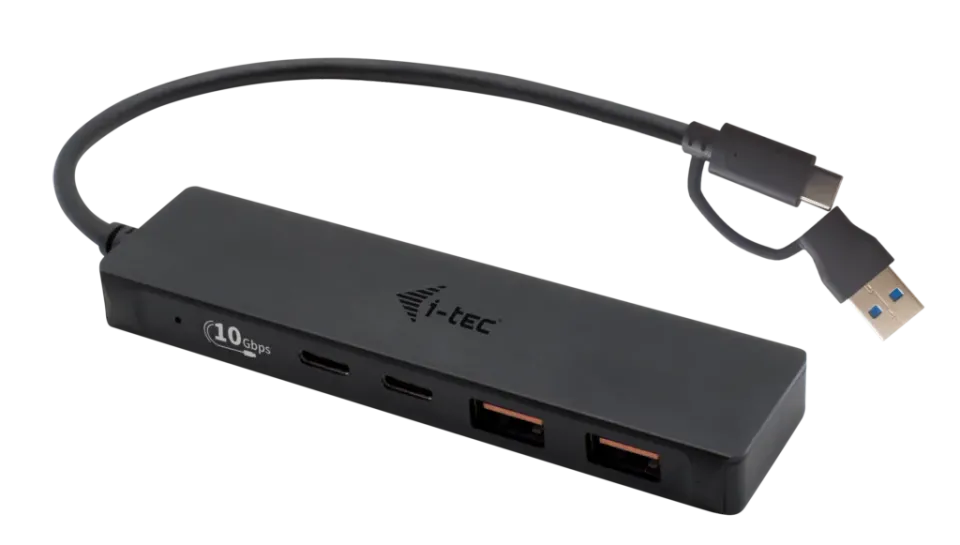 i-tec USB-C Metal HUB 2x USB 3.0 + 2x USB-C