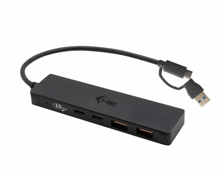 i-tec USB-C Metal HUB 2x USB 3.0 + 2x USB-C