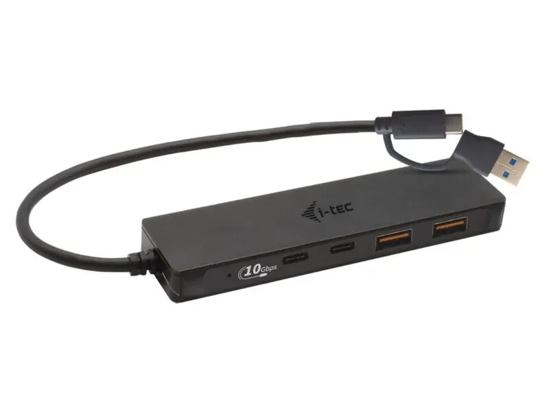 i-tec USB-C Metal HUB 2x USB 3.0 + 2x USB-C