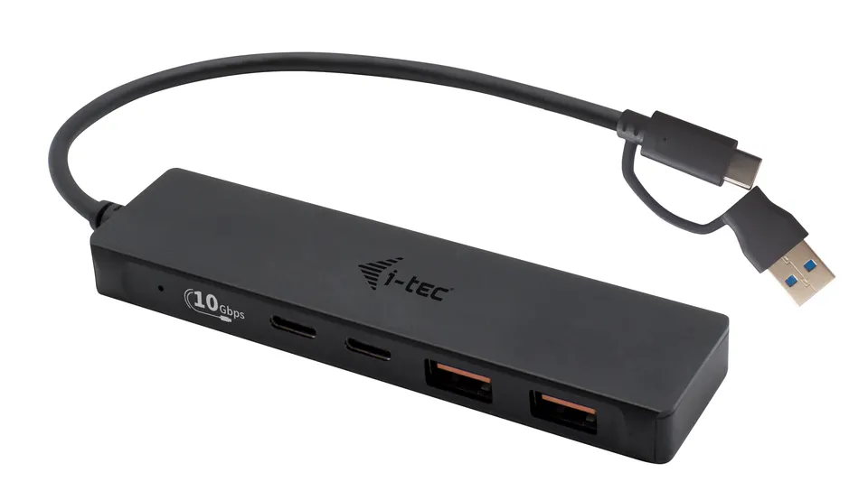 i-tec USB-C Metal HUB 2x USB 3.0 + 2x USB-C