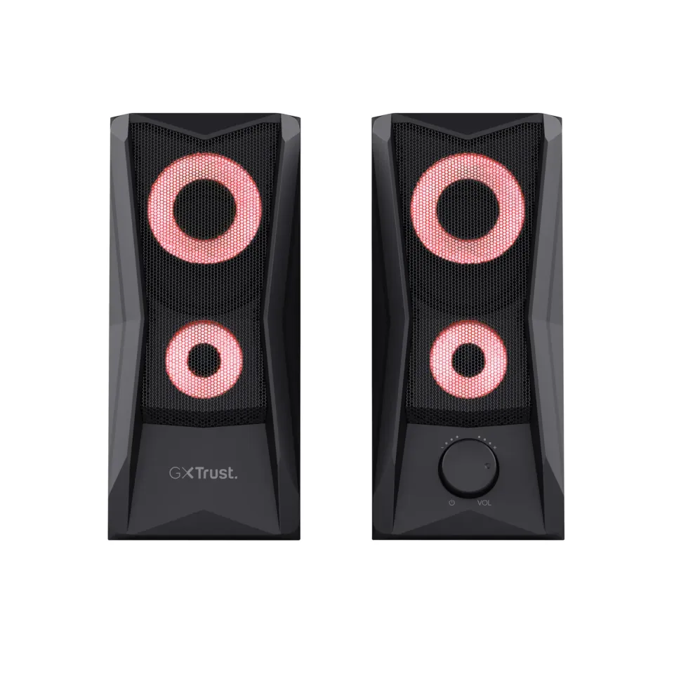 TRUST reproduktory GXT 606 Javv RGB-Illuminated 2.0 Speaker Set, černá