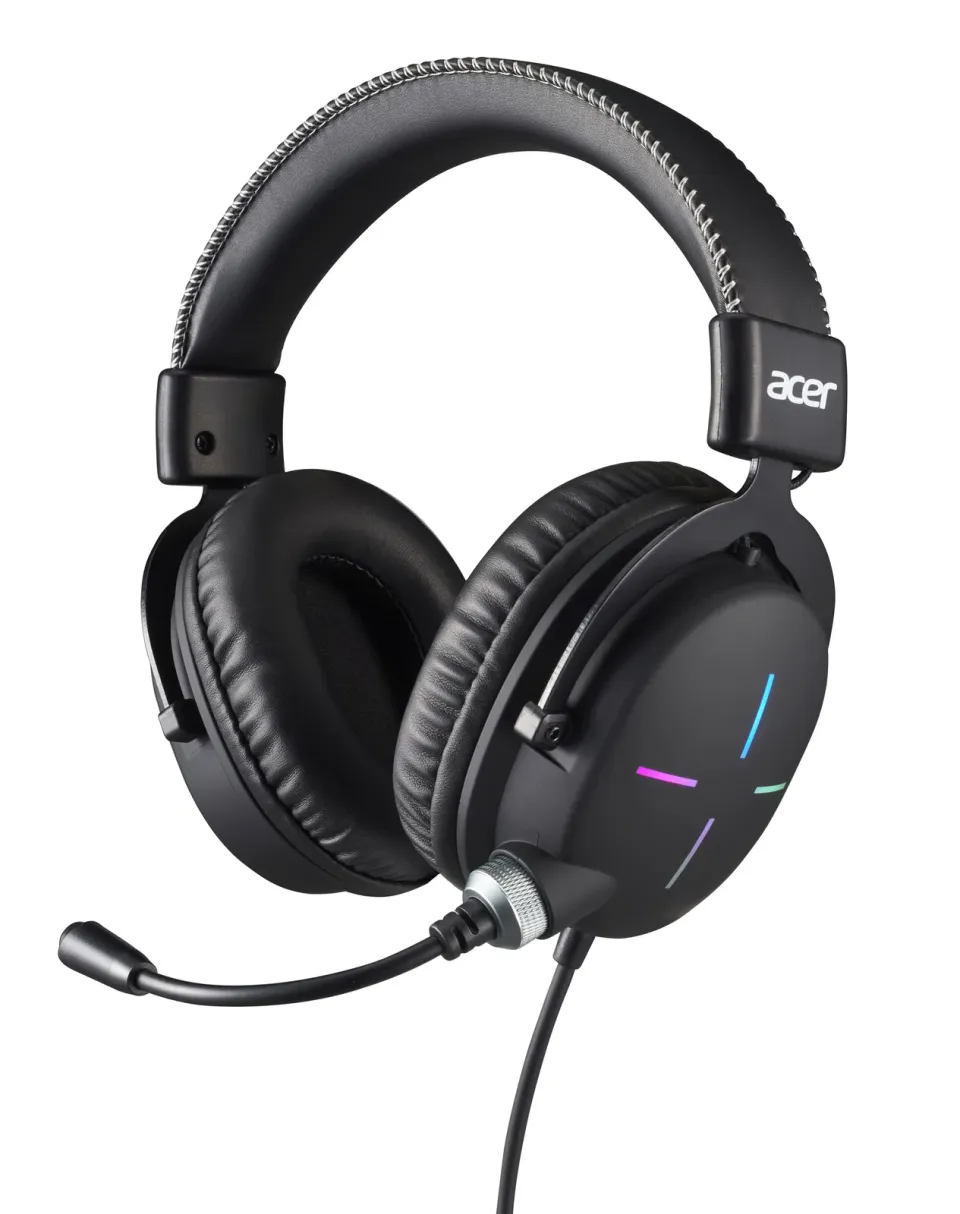 ACER Sluchátka Nitro Gaming Headset II (NHW200), herní sluchátka, 3,5mm jack connector, 50mm speakers, impedance 21 Ohm