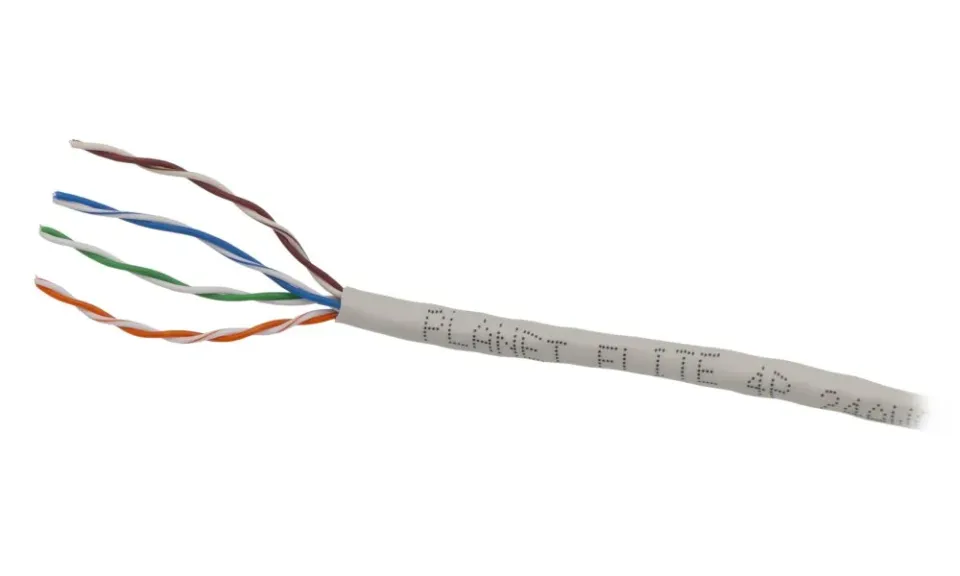 PLANET kabel UTP, drát, 4pár, Cat5e, Planet Elite, Dca, 2404N03 (balení 100m)