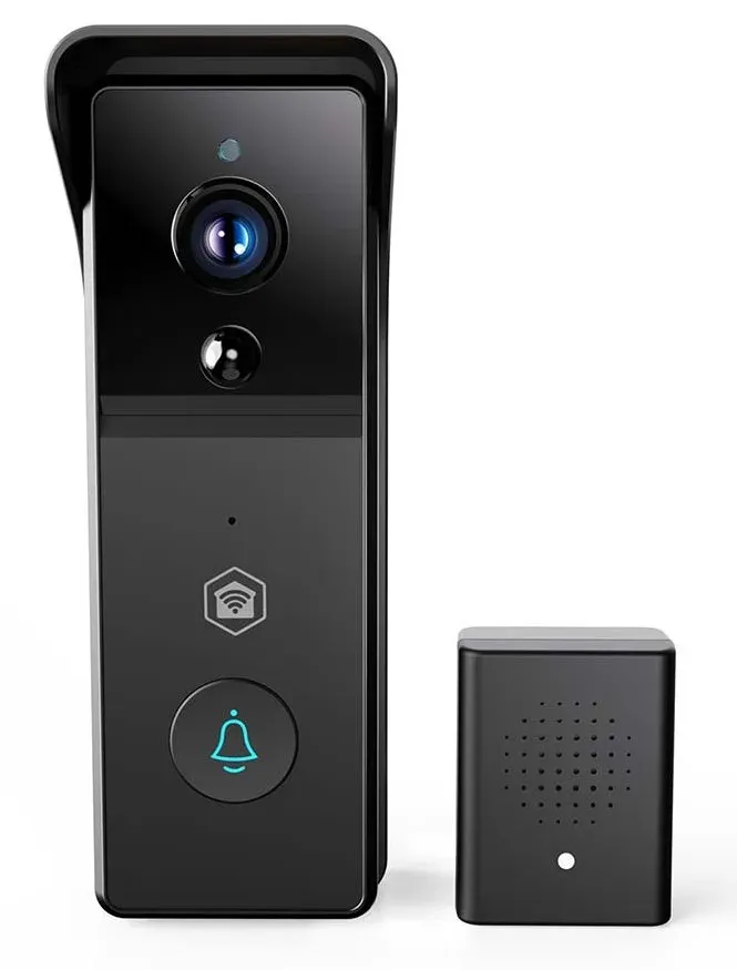 Nedis WIFICDP21BK SmartLife Dveřní Video Telefon | Wi-Fi | Napájení z baterie |