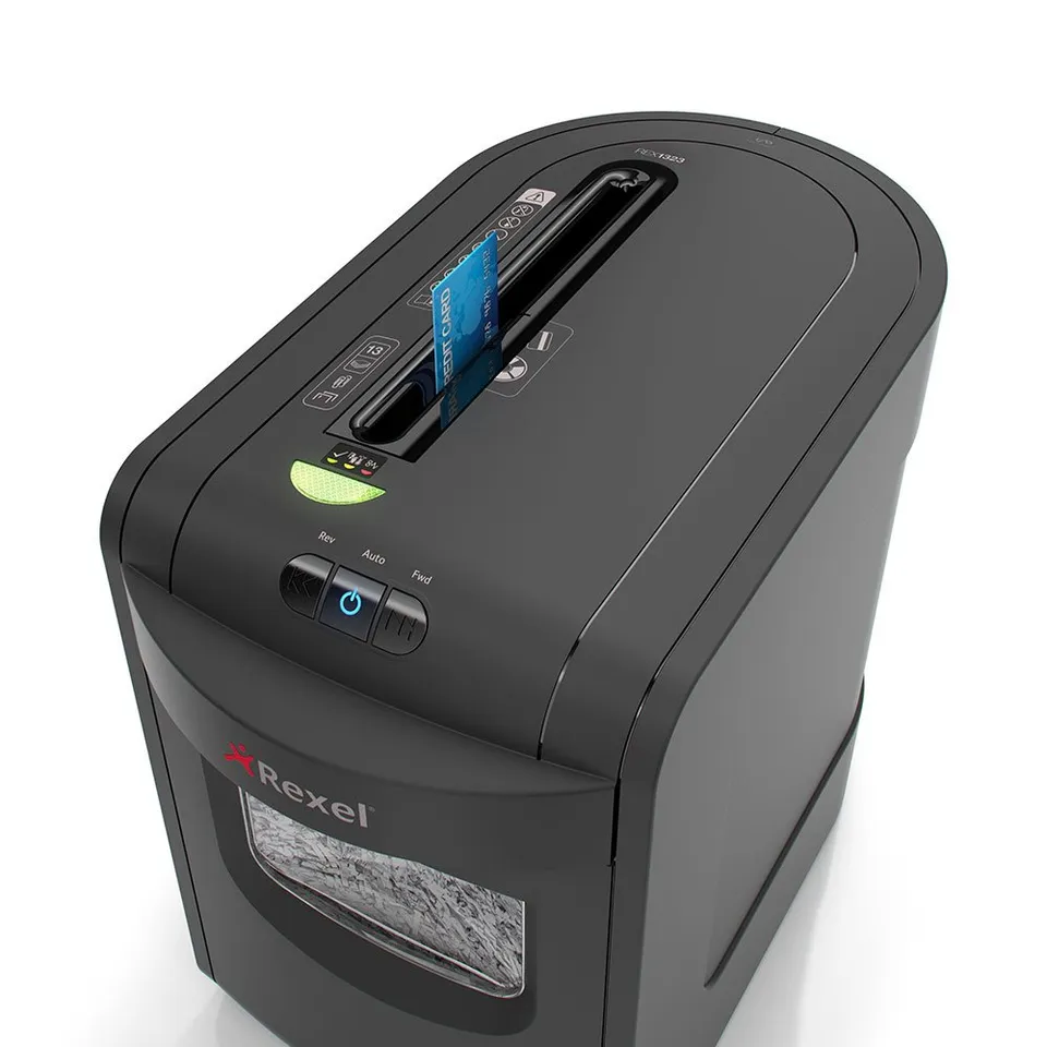 REXEL Skartovač MERCURY REX1323 13 listů/23l/Příčný řez