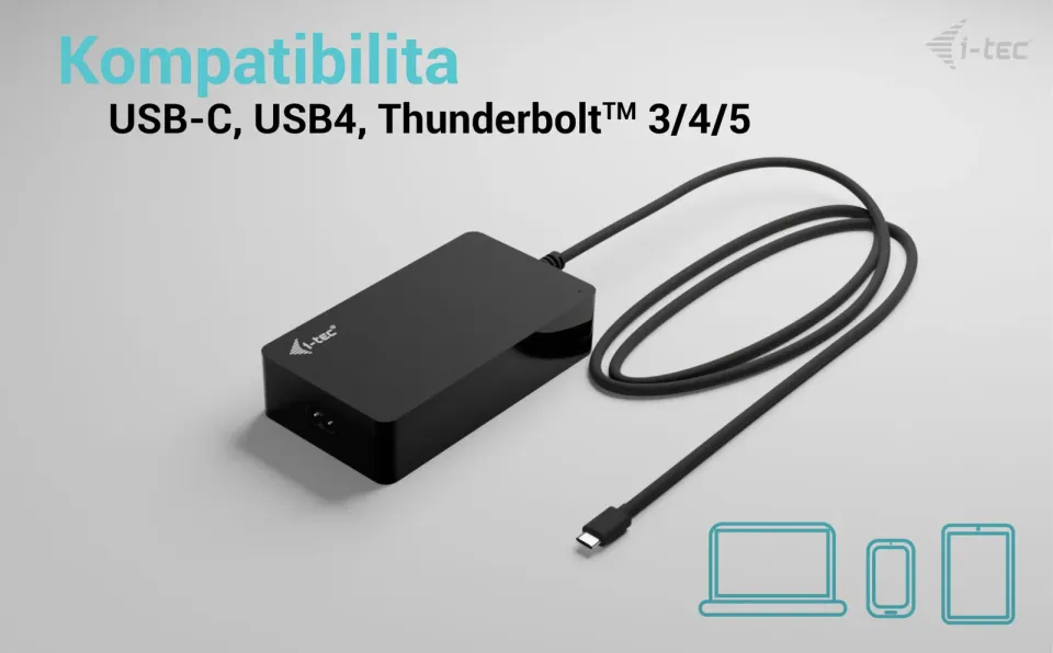 I-tec univerzální nabíječka USB-C PD 3.1 140W