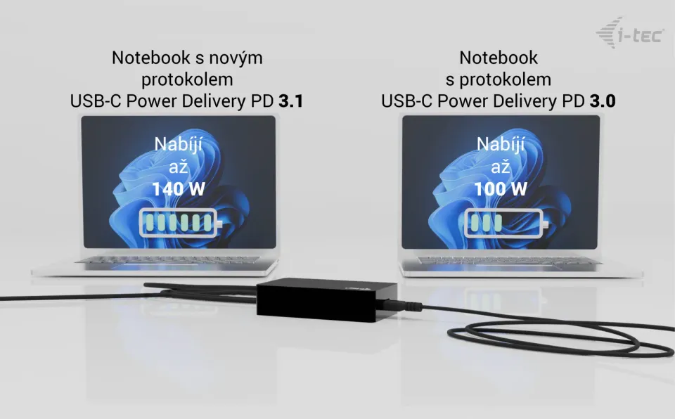 I-tec univerzální nabíječka USB-C PD 3.1 140W
