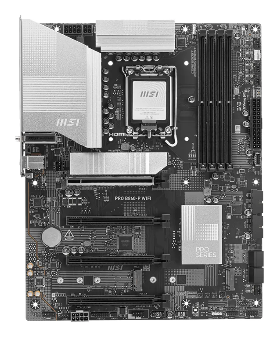 MSI PRO B860-P WIFI, Intel B860, LGA1851, 4xDDR5, ATX
