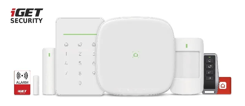 iGET SECURITY M5-4G Premium - Inteligentní bezdrátový 4G LTE/WiFi/Ethernet/GSM z