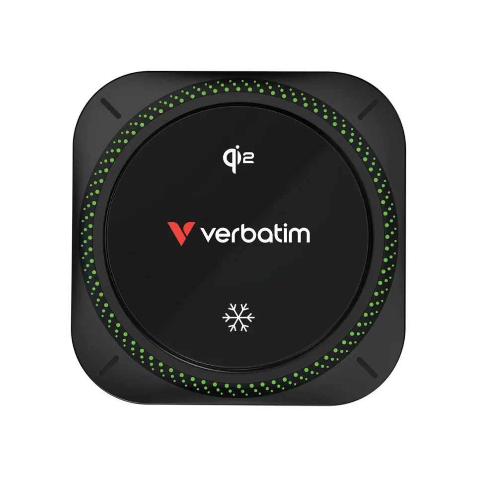 VERBATIM Nabíječka do auta Charge´n´Drive, Magnetická, Bezdrátová, Qi2, RGB