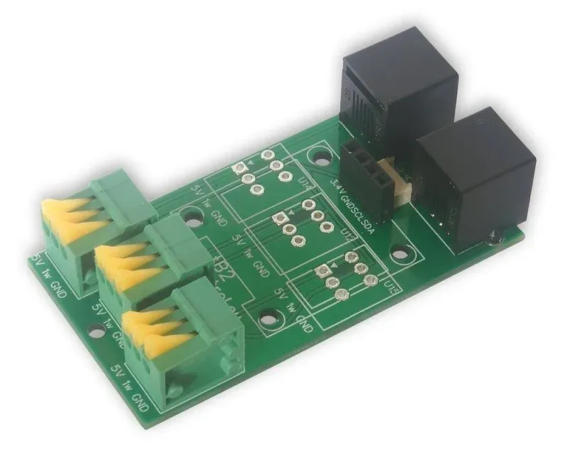TINYCONTROL rozšiřující modul s 1wire, I2C a OLED displej pro LAN ovladač v3