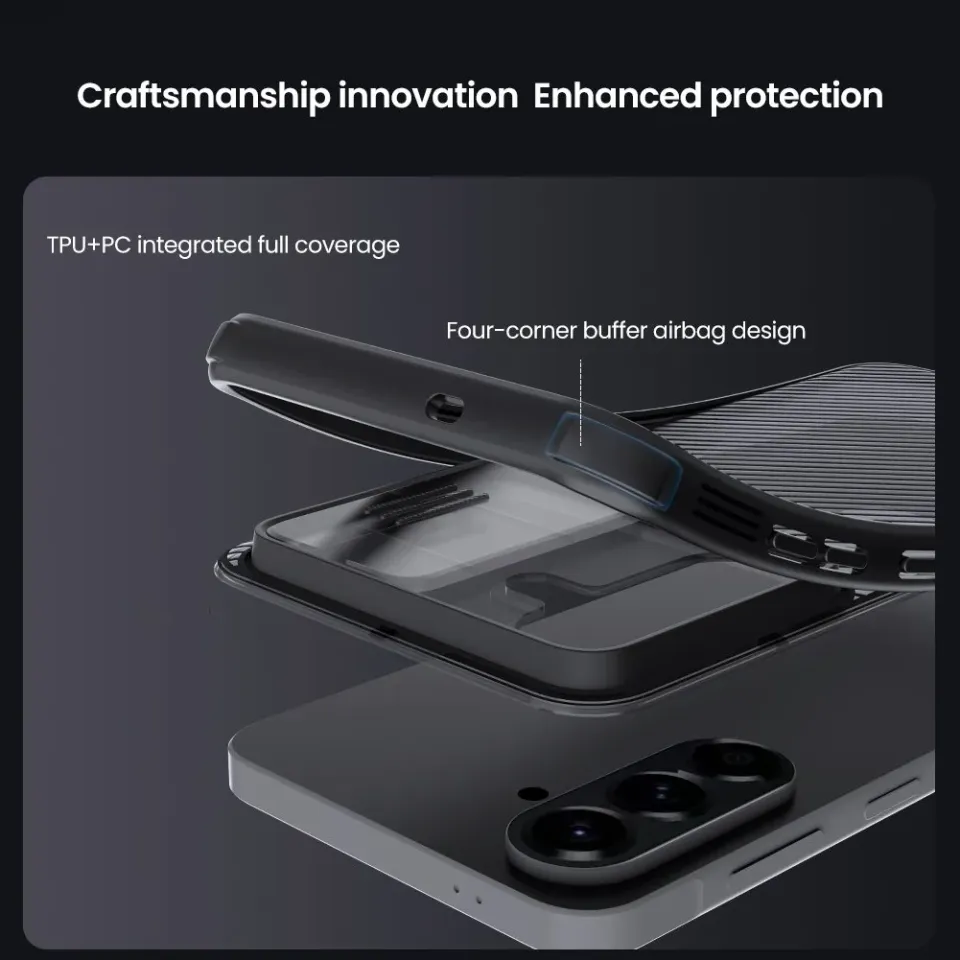 Nillkin CamShield PRO Zadní Kryt pro Samsung Galaxy A57 Transparent Black