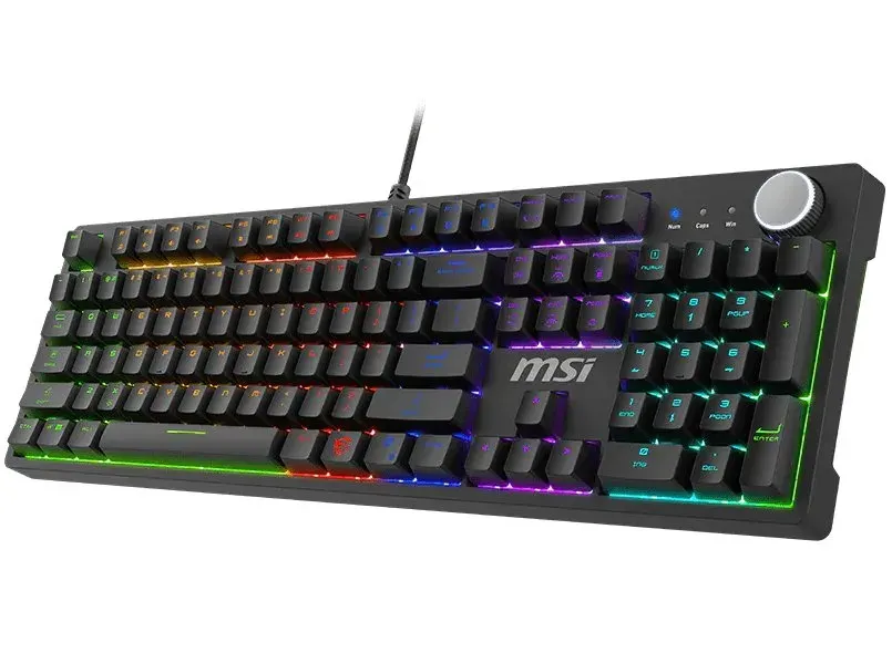 MSI herní klávesnice FORGE GK320 Red/ drátová/ mechanická/ RGB podsvícení/ USB/ CZ+SK layout (S11-04CS230-HH9)