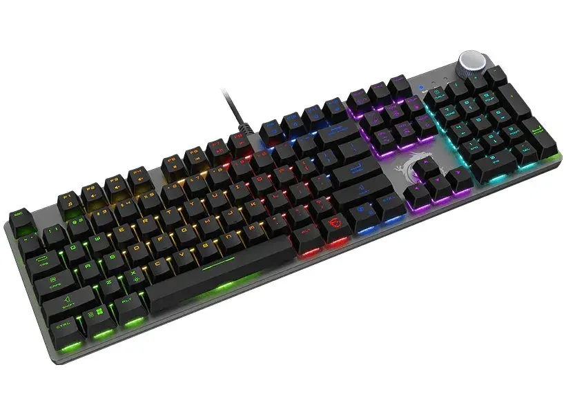 MSI herní klávesnice FORGE GK320 Red/ drátová/ mechanická/ RGB podsvícení/ USB/ CZ+SK layout (S11-04CS230-HH9)