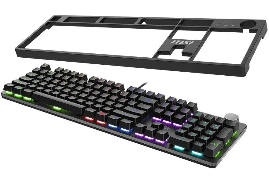 MSI herní klávesnice FORGE GK320 Red/ drátová/ mechanická/ RGB podsvícení/ USB/ CZ+SK layout (S11-04CS230-HH9)