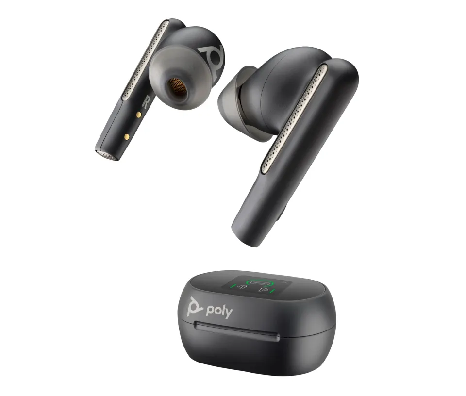 HP Bluetooth sluchátka Poly Voyager Free 60+ Carbon Black + BT700 USB-C