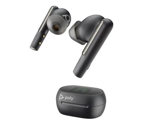 HP Bluetooth sluchátka Poly Voyager Free 60+ Carbon Black + BT700 USB-C