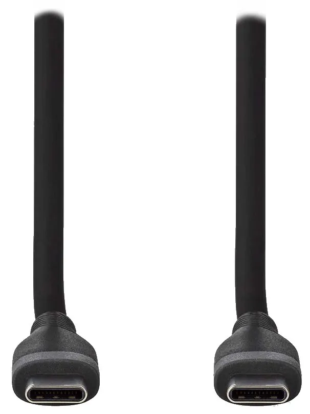 NEDIS kabel USB 2.0/ USB-C zástrčka - USB-C zástrčka/ 60 W/ černý/ box/ 1,5m