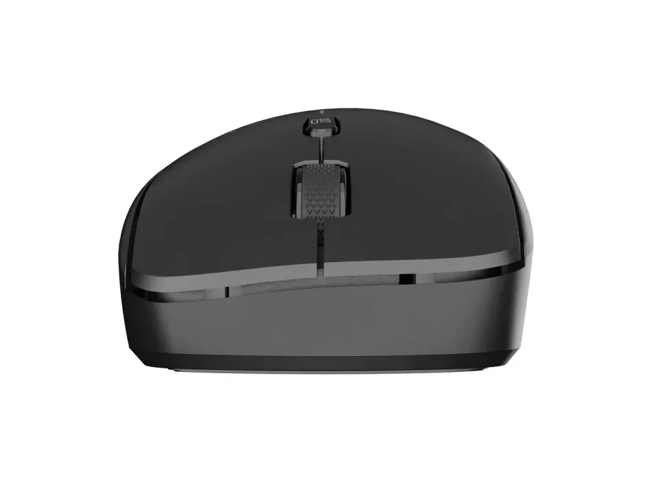 Laserová bezdrátová myš Natec HAWK 2/Kancelářská/Laserová/3 200 DPI/Bezdrátové USB/Černá