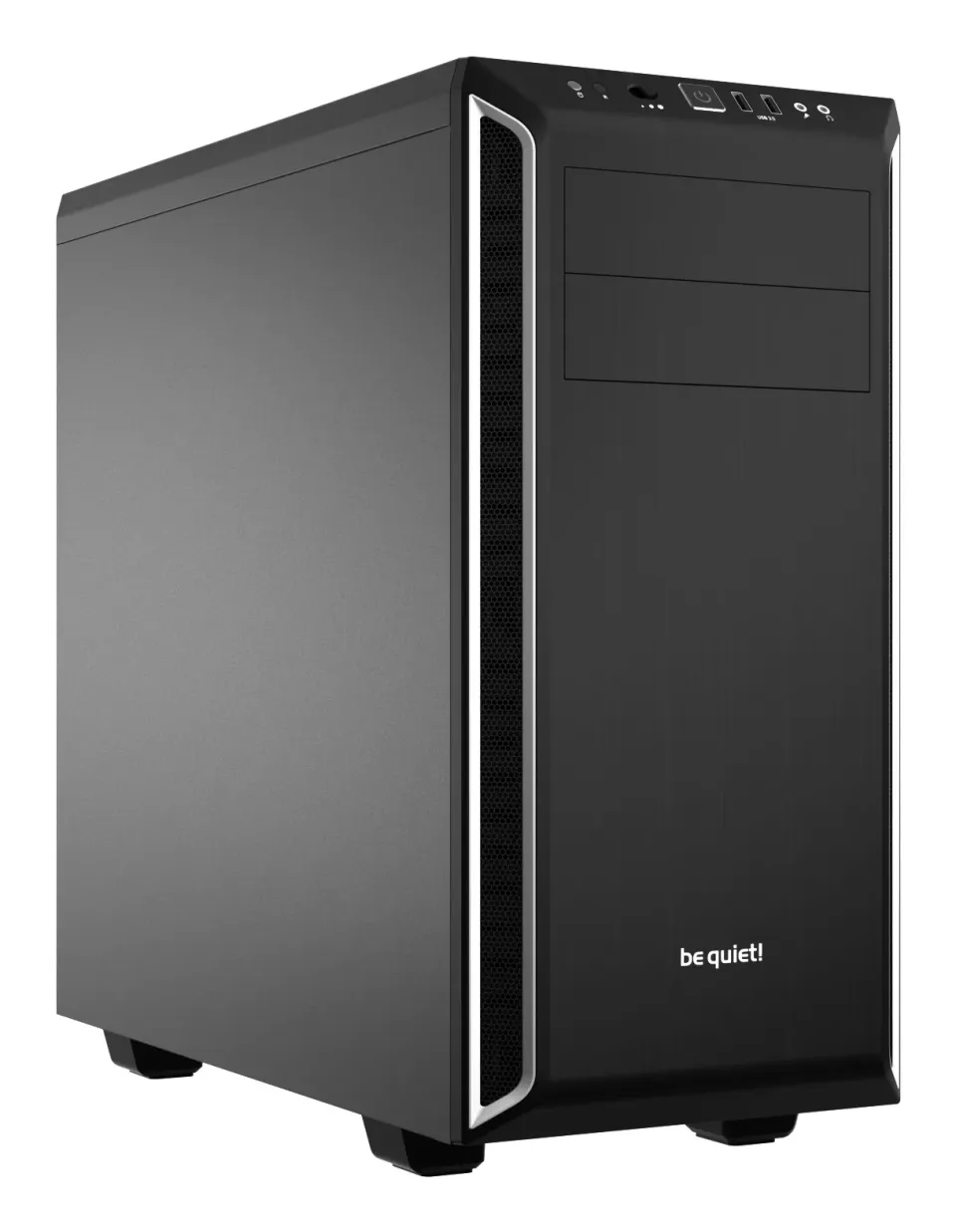 Be quiet! skříň PURE BASE 600 / MidT / bez zdroje / 2xUSB 3.0 / černo-stříbrná