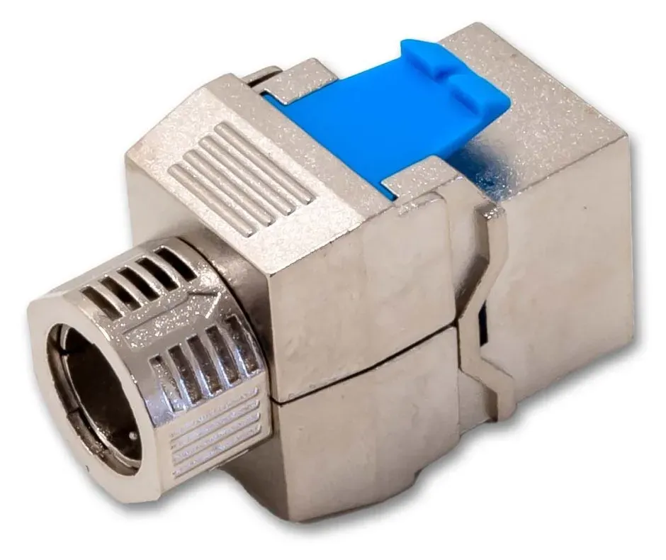 XtendLan Keystone jack RJ45, zaklapávací, CAT7,CAT8, STP, instalace bez nástrojů