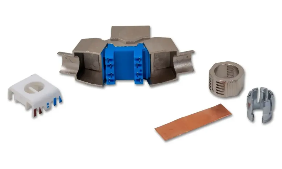 XtendLan Keystone jack RJ45, zaklapávací, CAT7,CAT8, STP, instalace bez nástrojů