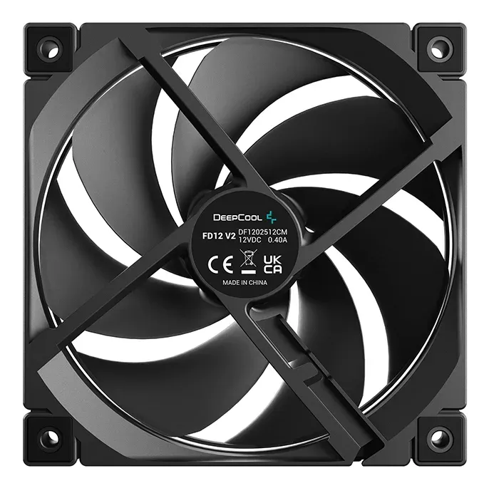 DEEPCOOL Ventilátor FD12 V2 3v1, 3x120mm, černá
