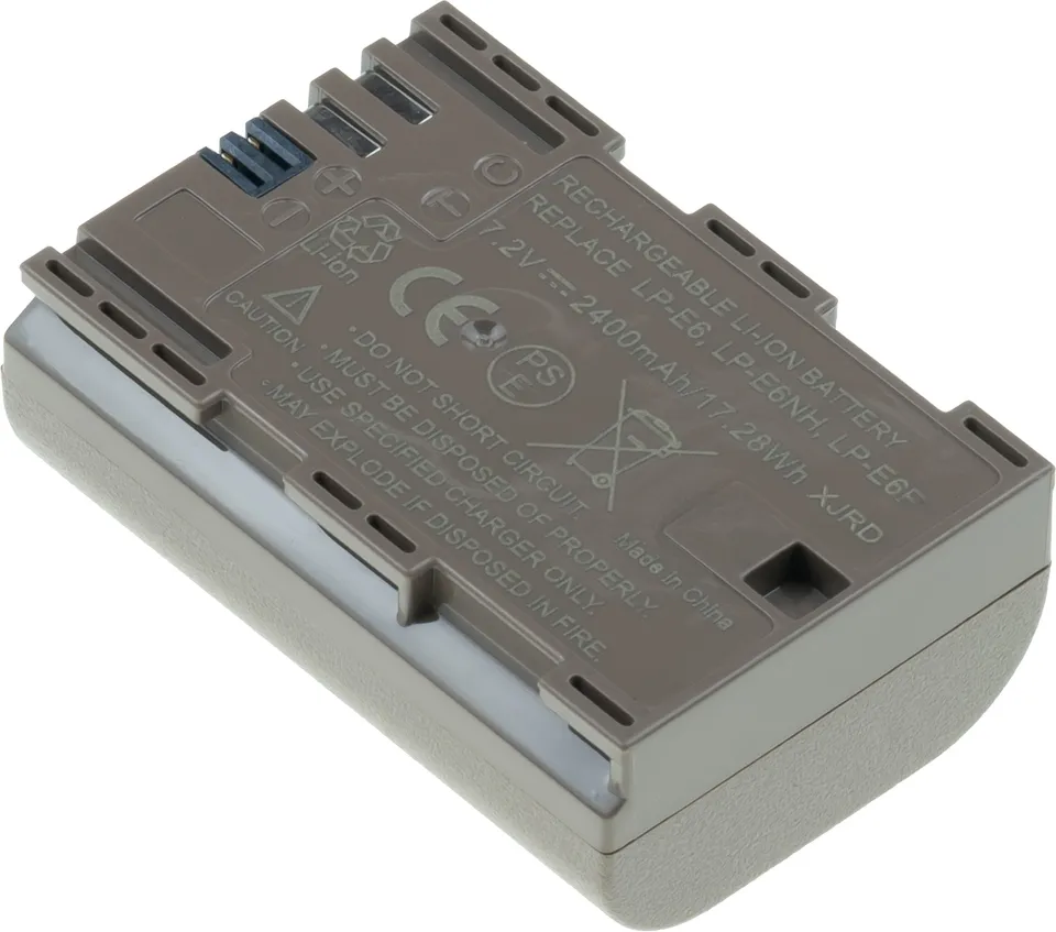 Baterie T6 Power pro Canon LP-E6, LP-E6N, LP-E6NH, 2400mAh, 17,2Wh, USB-C