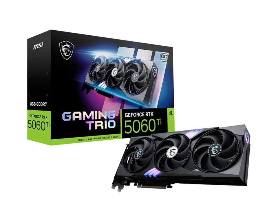 MSI GeForce RTX 5060 Ti GAMING TRIO/OC/8GB/GDDR7