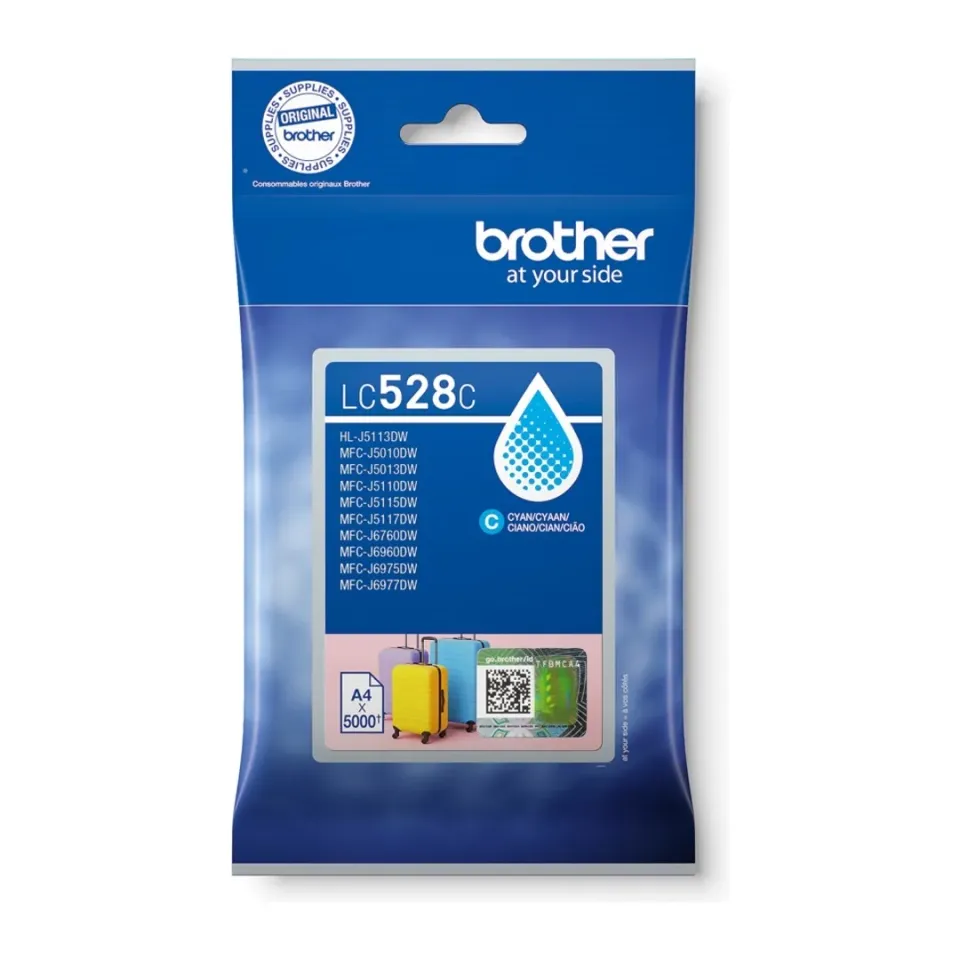 Brother LC528C (inkoust cyan, 5000 str.)