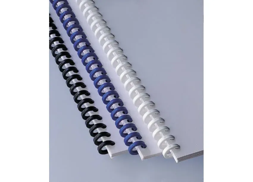 GBC Hřbety pro vazbu ClickBind A4 34R 8 mm, černé (50)