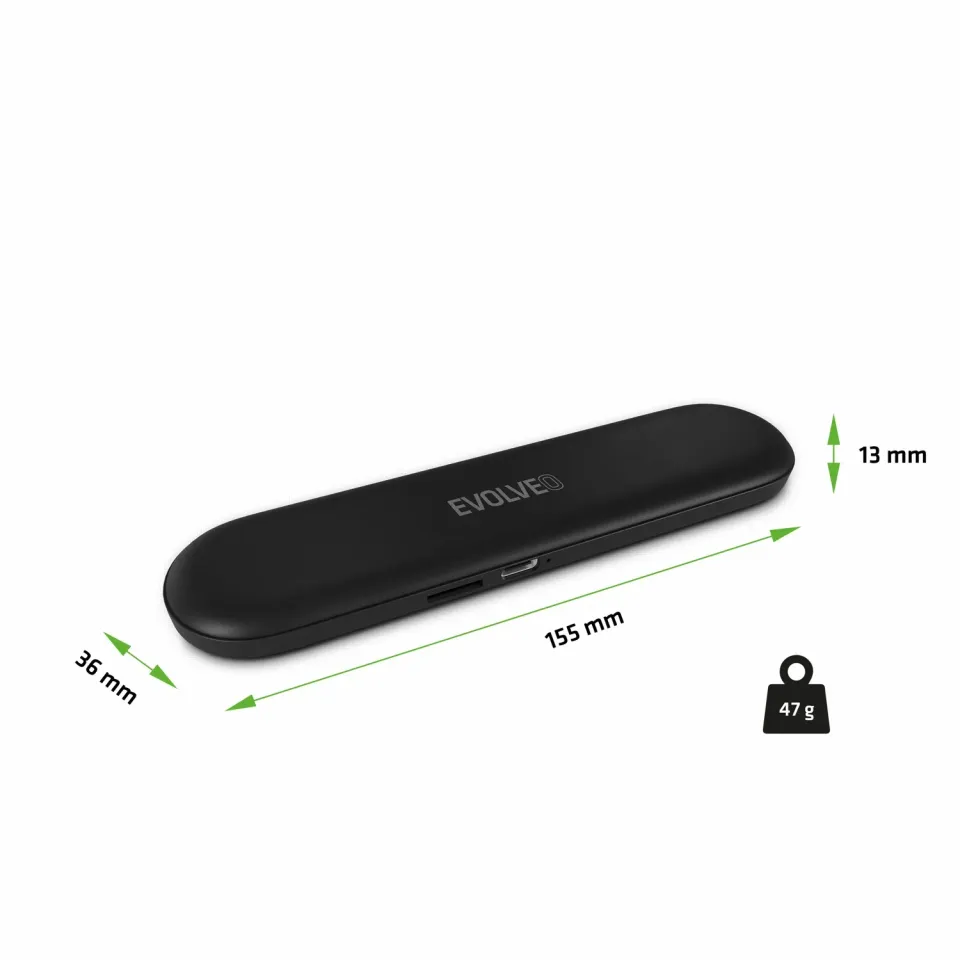 EVOLVEO XSleep, polštářový bluetooth reproduktor na spaní, černý