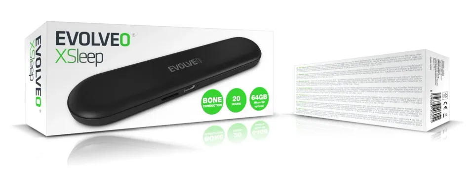 EVOLVEO XSleep, polštářový bluetooth reproduktor na spaní, černý