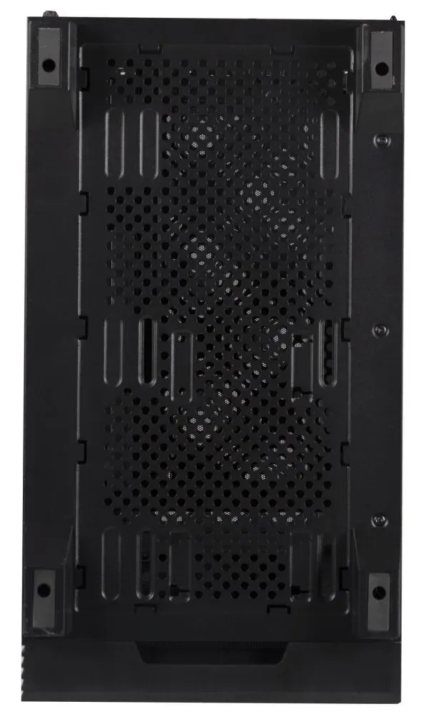 BitFenix skříň Flow FRGB/ ATX / 4x 120mm FRGB fan / 2x USB 3.0 / tvrzené sklo / černá