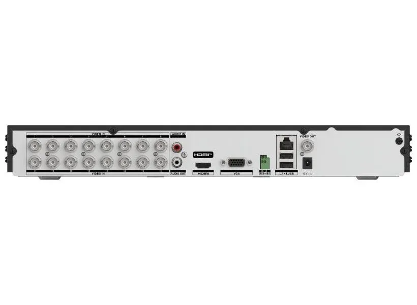 Hikvision iDS-7216HQHI-M2/XT - 16 kanálový AcuSense TurboHD hybrid, 2x HDD
