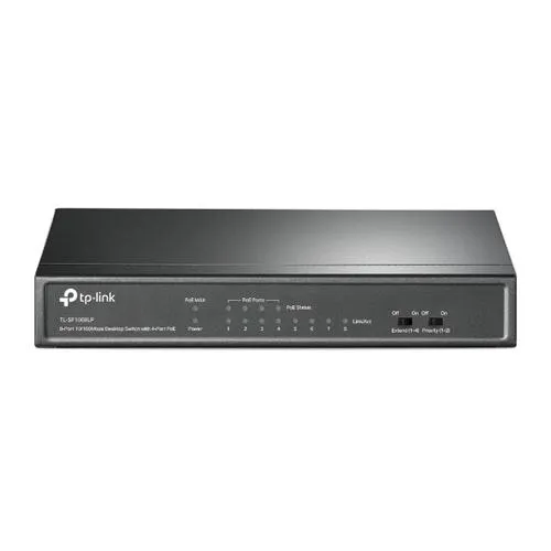 TP-LINK TL-SF1008LP 8-Port 10/100Mbps Desktop Switch mit 4-Port PoE