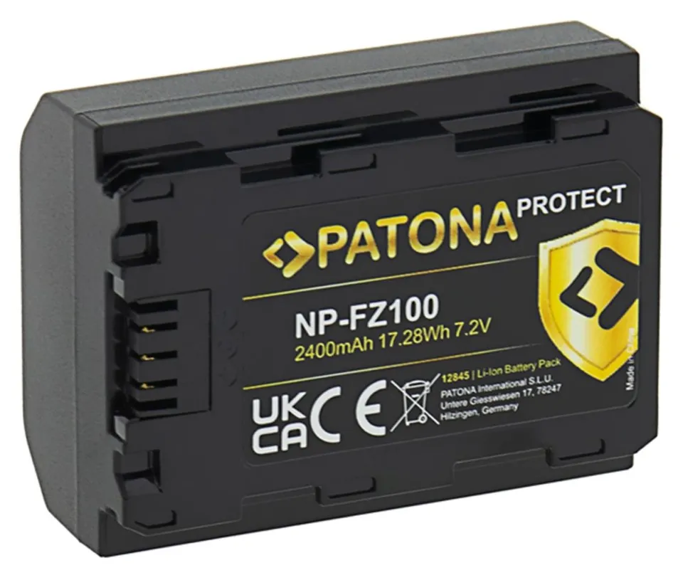 PATONA baterie pro foto Sony NP-FZ100 2400mAh Li-Ion Protect