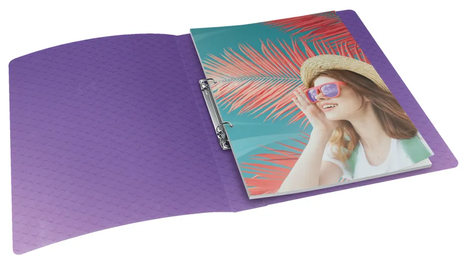 Esselte desky s 2kroužkovým mechanismem Colour'Breeze, levandulová