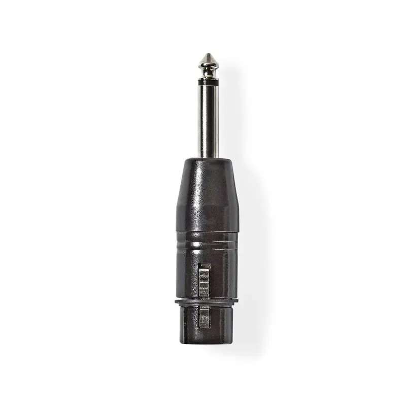 Nedis COTP15940BK - XLR Monofonní Adaptér | XLR 3pinová Zásuvka – 6,35mm Zástrčk