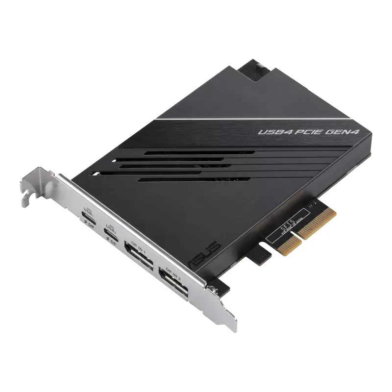 ASUS Rozšiřovací karta USB4 PCIe Gen4, PCIe 4.0 x4, 2x USB4 Typ-C, 2x DP