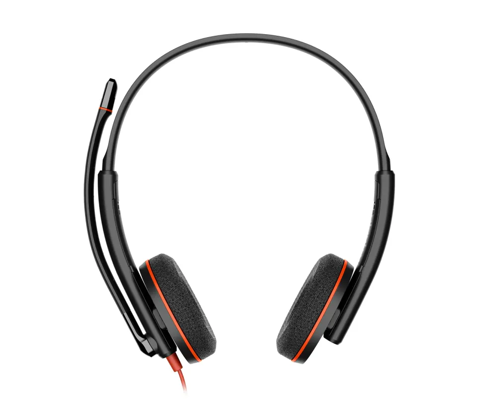HP Poly Blackwire 3220 náhlavní souprava, USB-C/A adaptér, stereo
