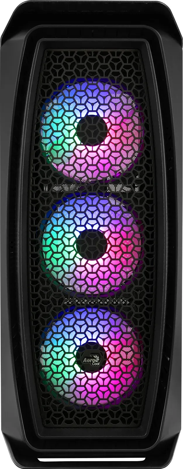 AEROCOOL skříň Aero One Frost ML G, Mid tower, 2x USB 3.0, 2x audio, 4x 120mm RGB Fan, bez zdroje