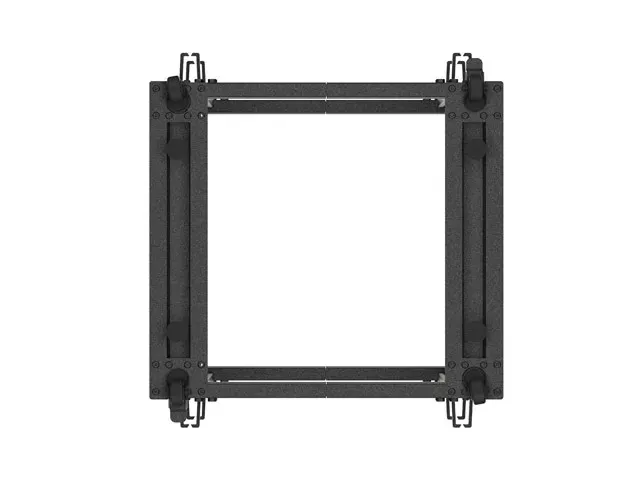 LANBERG OTEVŘENÝ RACK 15U 19" 600X600-1100 NASTAVITELNÝ ČERNÝ