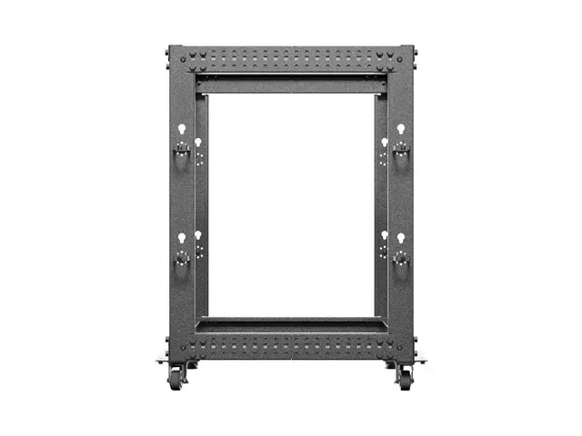 LANBERG OTEVŘENÝ RACK 15U 19" 600X600-1100 NASTAVITELNÝ ČERNÝ