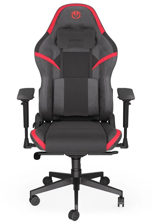 Endorfy herní židle Scrim RD/kůže + textil/červenočerná