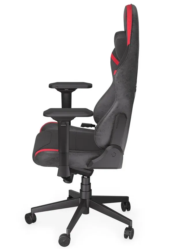 Endorfy herní židle Scrim RD/kůže + textil/červenočerná