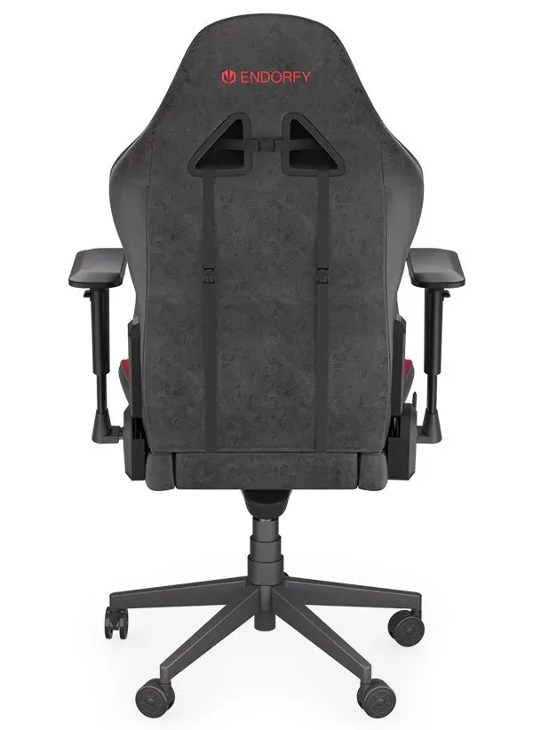 Endorfy herní židle Scrim RD/kůže + textil/červenočerná